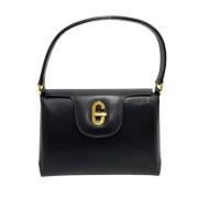 Pre-owned Leather gucci-bags Gucci Vintage , Blue , Dames