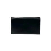 Pre-owned Leather wallets Gucci Vintage , Black , Dames