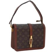 Pre-owned Canvas shoulder-bags Louis Vuitton Vintage , Brown , Dames