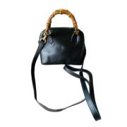 Pre-owned Leather gucci-bags Gucci Vintage , Black , Dames