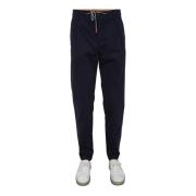 Blauwe Jogger Broek Eleventy , Blue , Heren