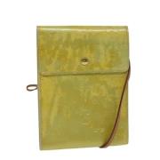 Pre-owned Leather louis-vuitton-bags Louis Vuitton Vintage , Yellow , ...