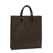 Pre-owned Canvas handbags Louis Vuitton Vintage , Brown , Dames