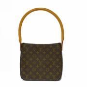 Pre-owned Canvas handbags Louis Vuitton Vintage , Brown , Dames