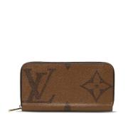 Pre-owned Canvas wallets Louis Vuitton Vintage , Brown , Dames