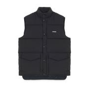 Zwarte Puff Vest Lente/Zomer 2024 Iuter , Black , Heren