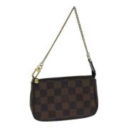 Pre-owned Canvas clutches Louis Vuitton Vintage , Brown , Dames