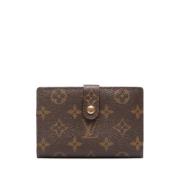 Pre-owned Canvas wallets Louis Vuitton Vintage , Brown , Dames