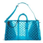 Pre-owned Canvas travel-bags Louis Vuitton Vintage , Blue , Dames