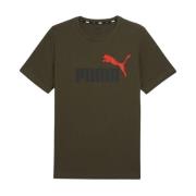 Korte mouw T-shirt voor mannen Puma , Green , Heren