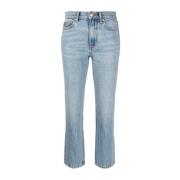 Vintage High Rise Stovepipe Jeans Alexander Wang , Blue , Dames