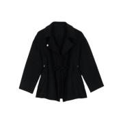 Elegante Kam Coat in Zwart Ba&Sh , Black , Dames