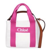 Witte kindertas met fuchsia details Chloé , White , Dames