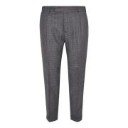 Elegante Wollen Broek Grigio Medio PT Torino , Gray , Heren