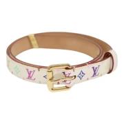 Pre-owned Canvas belts Louis Vuitton Vintage , Multicolor , Dames