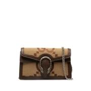 Pre-owned Canvas gucci-bags Gucci Vintage , Brown , Dames