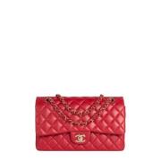 Pre-owned Leather chanel-bags Chanel Vintage , Pink , Dames