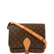 Pre-owned Canvas louis-vuitton-bags Louis Vuitton Vintage , Brown , Da...