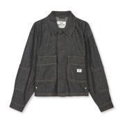 Zachte Denim Solei Jack Zwart Melange Mads Nørgaard , Gray , Dames