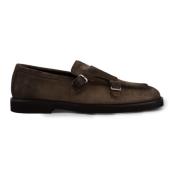 Suède Slip-On Heren Loafers Doucal's , Brown , Heren