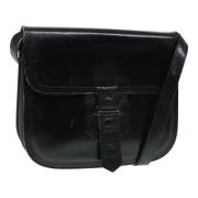 Pre-owned Leather shoulder-bags Yves Saint Laurent Vintage , Black , D...