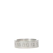 Numeriek Logo Bandring Zilver Maison Margiela , Gray , Dames