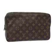 Pre-owned Canvas clutches Louis Vuitton Vintage , Brown , Dames