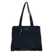 Pre-owned Canvas totes Prada Vintage , Black , Dames