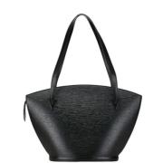 Pre-owned Leather louis-vuitton-bags Louis Vuitton Vintage , Black , D...