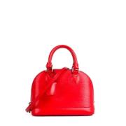 Pre-owned Leather louis-vuitton-bags Louis Vuitton Vintage , Red , Dam...