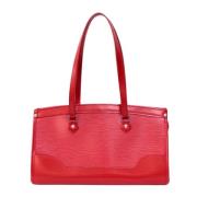 Pre-owned Leather louis-vuitton-bags Louis Vuitton Vintage , Red , Dam...