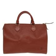 Pre-owned Leather louis-vuitton-bags Louis Vuitton Vintage , Brown , D...