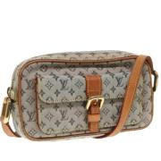 Pre-owned Canvas shoulder-bags Louis Vuitton Vintage , Blue , Dames