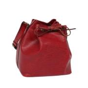 Pre-owned Leather louis-vuitton-bags Louis Vuitton Vintage , Red , Dam...