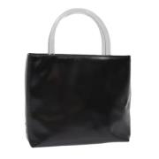 Pre-owned Leather handbags Prada Vintage , Black , Dames