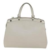 Pre-owned Leather louis-vuitton-bags Louis Vuitton Vintage , White , D...