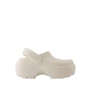 Neutrale Synthetische Stomp Sandalen Crocs , Beige , Dames