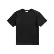 Geborduurd Logo Katoenen T-shirt Norse Projects , Black , Heren