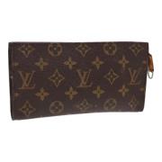 Pre-owned Canvas pouches Louis Vuitton Vintage , Brown , Dames