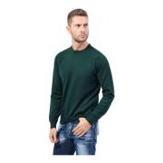 Groene Merino Sweater Fashion Fit Gran Sasso , Green , Heren