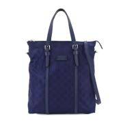 Pre-owned Nylon gucci-bags Gucci Vintage , Blue , Dames