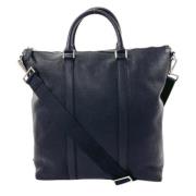 Pre-owned Leather prada-bags Prada Vintage , Blue , Dames