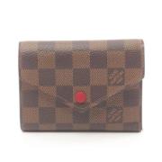 Pre-owned Leather wallets Louis Vuitton Vintage , Brown , Dames