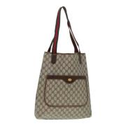 Pre-owned Canvas gucci-bags Gucci Vintage , Beige , Dames