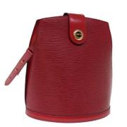 Pre-owned Leather louis-vuitton-bags Louis Vuitton Vintage , Red , Dam...