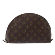 Pre-owned Canvas pouches Louis Vuitton Vintage , Brown , Dames