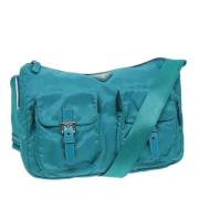 Pre-owned Nylon prada-bags Prada Vintage , Blue , Dames