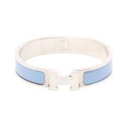 Pre-owned Metal bracelets Hermès Vintage , Gray , Dames