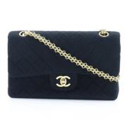 Pre-owned Fabric chanel-bags Chanel Vintage , Black , Dames