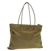 Pre-owned Nylon prada-bags Prada Vintage , Green , Dames